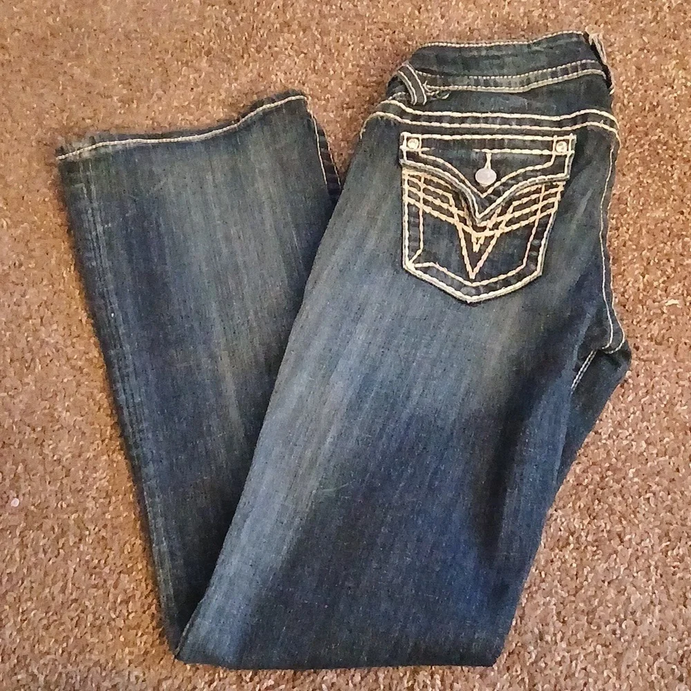 Vigoss the new York bootcut blue jeans size 5/6 - Picture 1 of 16